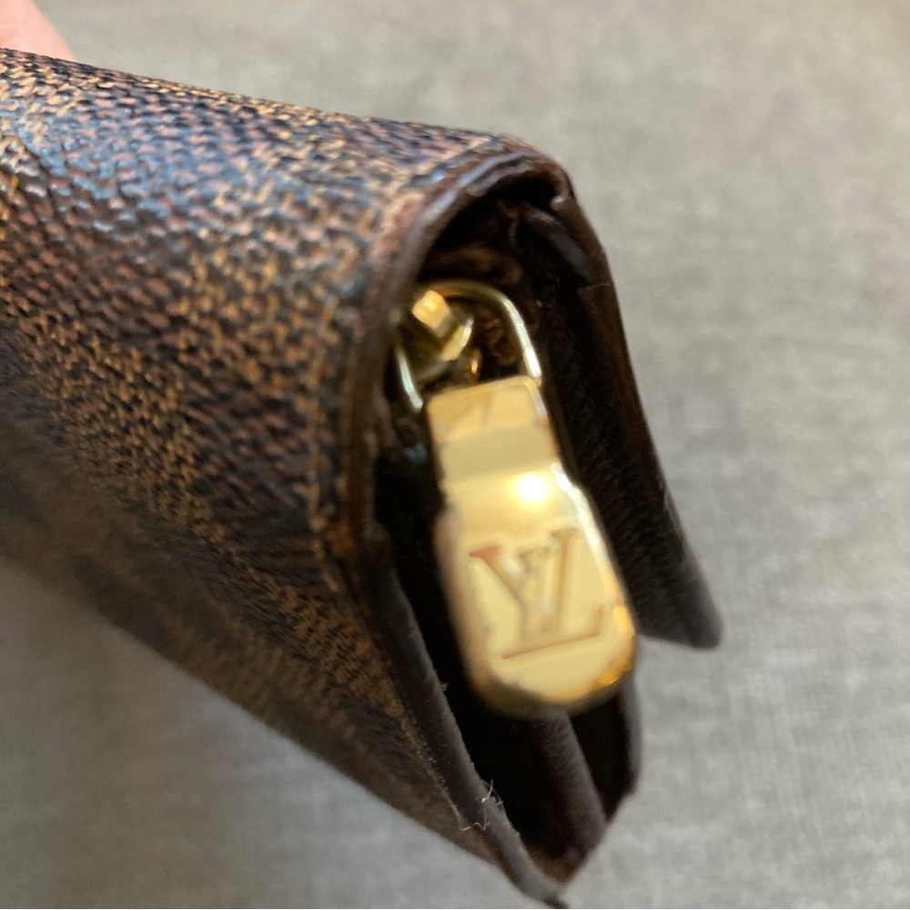 Louis Vuitton Damier Ebene Porte Monnaie Billets Tresor Wallet. - Picture 7 of 15